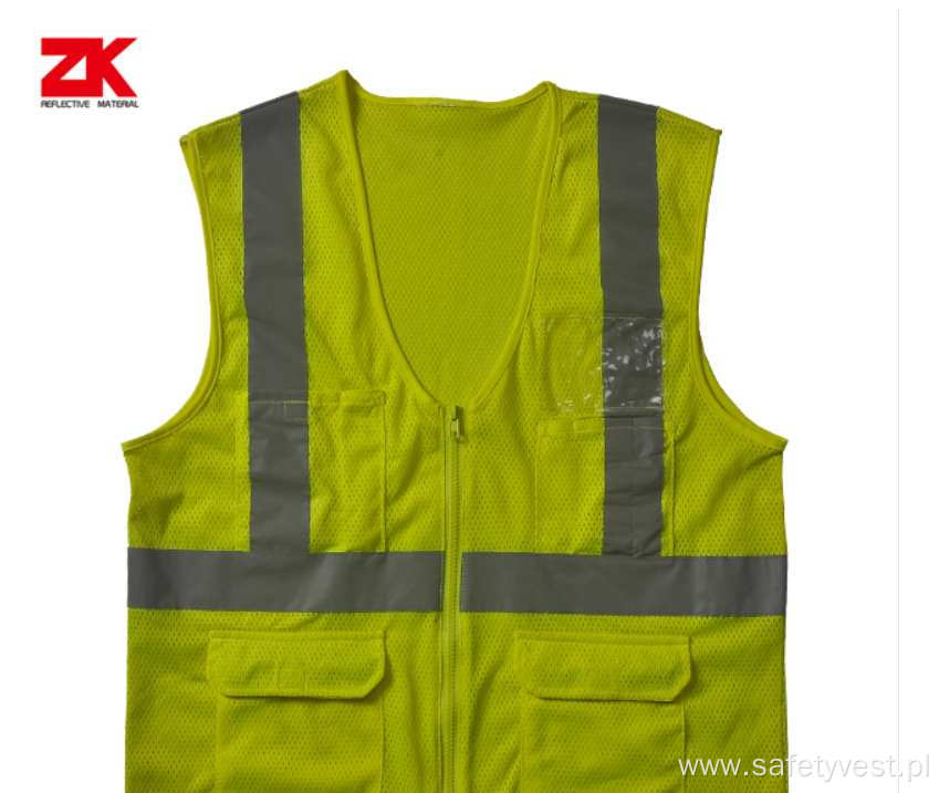 Flame retardant flourescent waistcoat