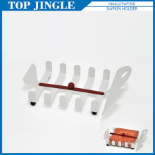 Skillful manufacture white fish bone shaped napkin holder