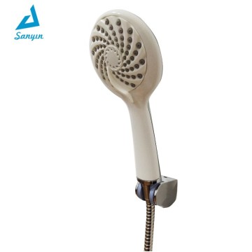 Chromed Plated White Shower Head