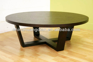 Round coffee table, wooden round tea table coffee table HDCT226