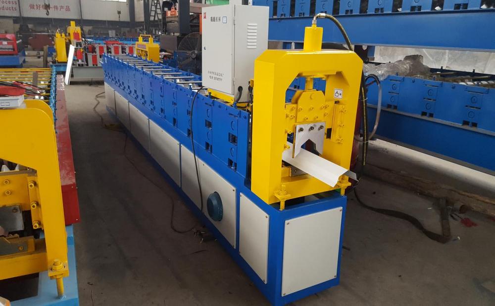 aluminum metal roof ridge cap roll forming machine