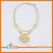 Gold Long Chain Pearl Necklace Gold Unique Necklace