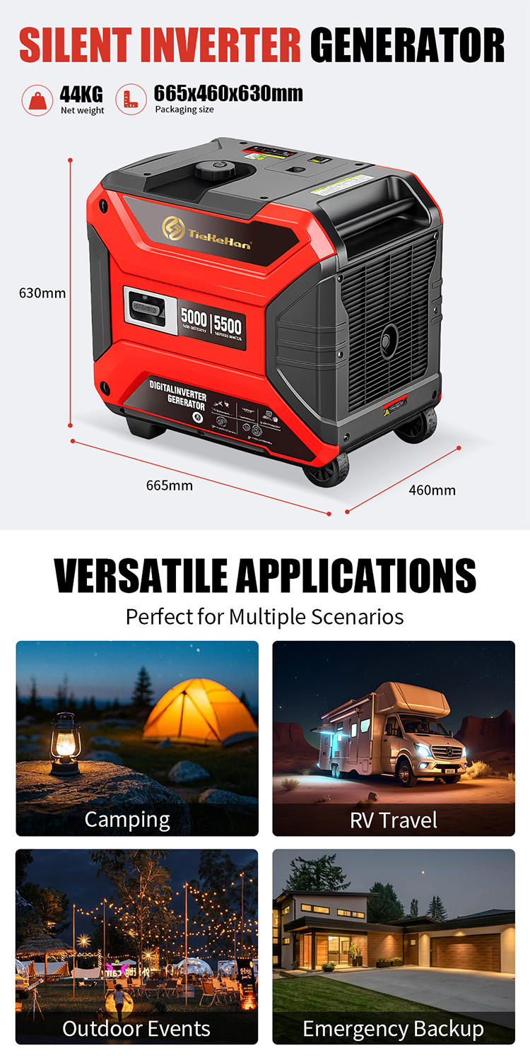 Generador de gasolina inversor TKH6500Eis(7) TKH6500Eis Inverter Gasoline Generator(7)
