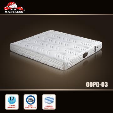 five zones pocket spring mattress with removable cover/00PG-03