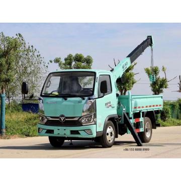 Small FOTON Truck mounted 2 Ton Capacity Crane