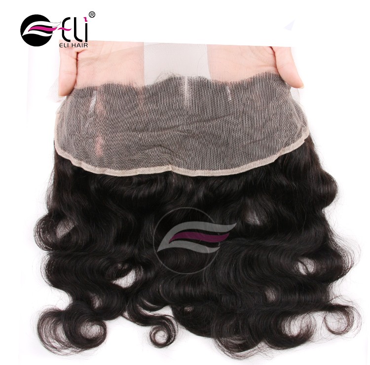 Factory Wholesale All Textures Cheap 100% Human Brazilian Hair Weave Frontal Closures Swiss Lace Frontal