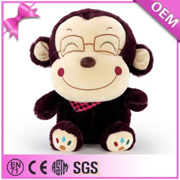 Custom soft plush monkey names, big monkey plush toy, monkey toys
