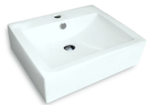 White Ceramic Wash Basin Sinks for Bathroom