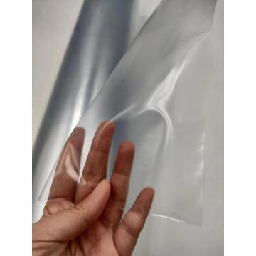 Película de PVC transparente con textura de textura de color naranja