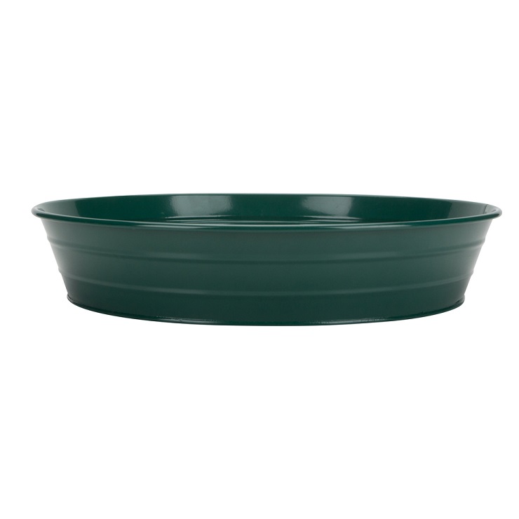Runde Metall-Saatschale Round Metal seed tray