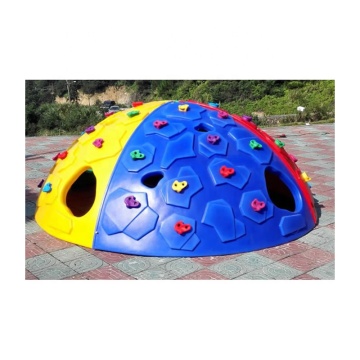 Amusement Park Small Plastic Outdoor Space Capsule Climbing Wall Playground Dome For Kids