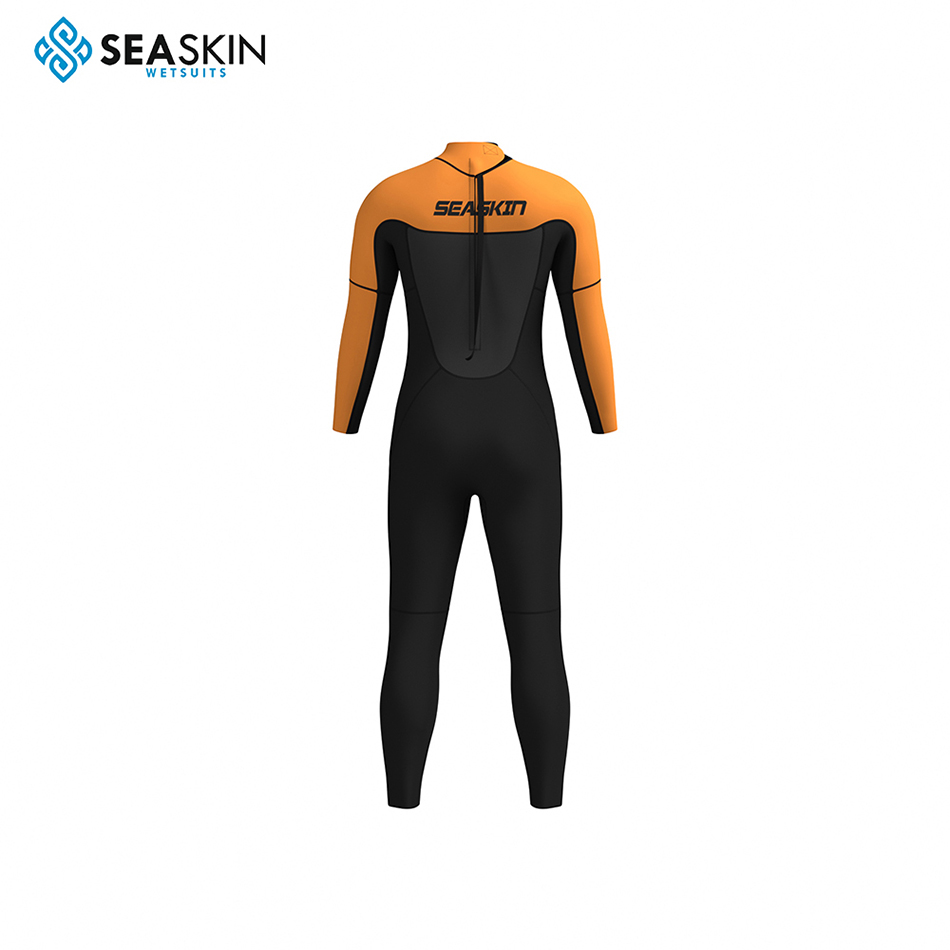 Seaskin Erkekler Tam Takım Esnek Neopren Dalış Dalısı Wetsuit