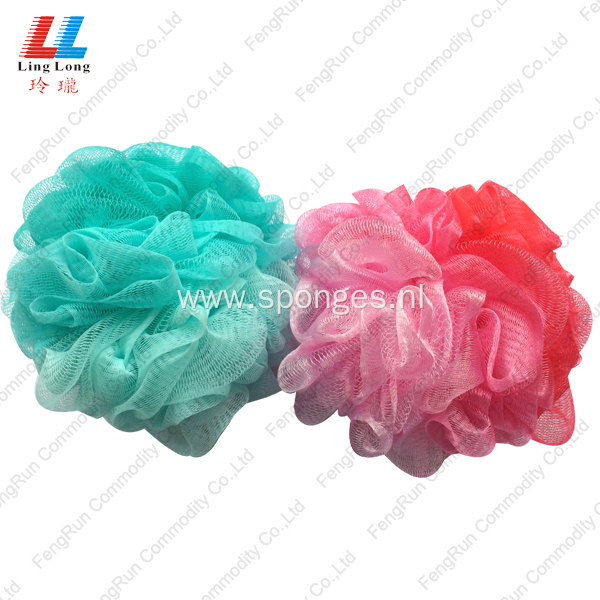 2-in-1 Pantone Color luffa bath sponge shower scrub