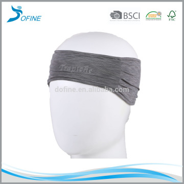 wholesale mens High Quality Quick-Dry Custom Colorful Running Stretch elastic Headbands sports
