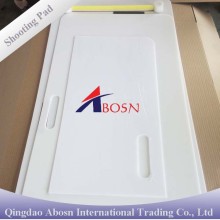 White hockey shooting pad for practicing