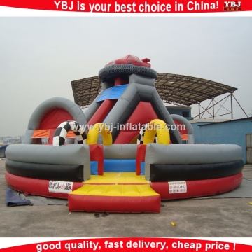 inflatable Chinese racing game/ inflatable sports/ funny inflatable tracing sports