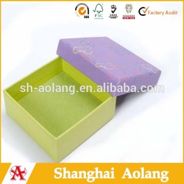 Elegant design rigid paper gift soap boxes China made