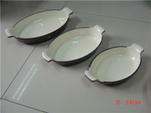 Oval Cast Iron Gratin Dish