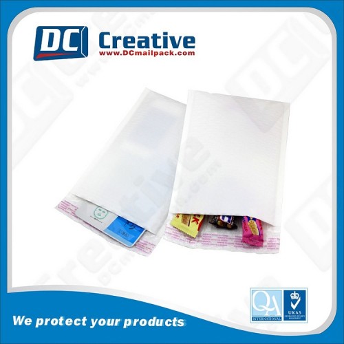 Hot Sealing And Cutting White Custom Printed Poly Mailer Bag