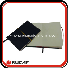 Black Blank Leather Books Custom Size