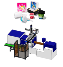 Foshan Factory High Efficiency Injection Molding Machine with In-Mold Labeling System