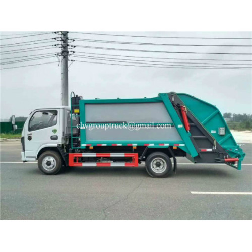 Camión compactador de basura de Dongfeng de basura de compresión móvil