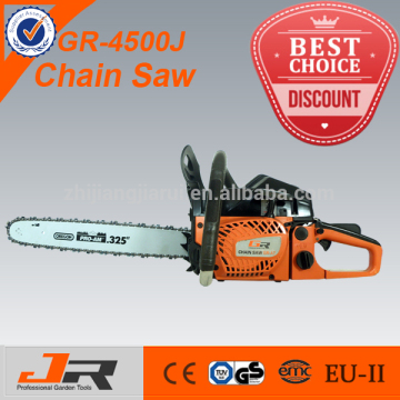 powerful portable garden tools 4500J gasoline chainsaw