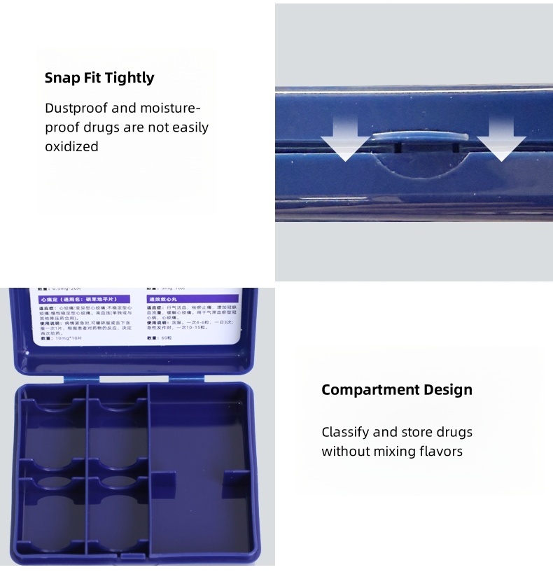 organizador de caixa de comprimidos pill case organizer