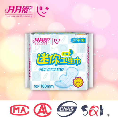 bio sanitary pads with 180mm for daily use