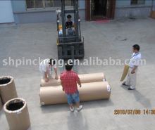 Polycarbonate sheet roll packing