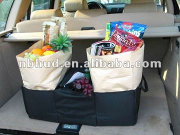 Deluxe trunk organizer with cooler