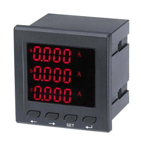 Digital voltmeter för industriella trefassystem