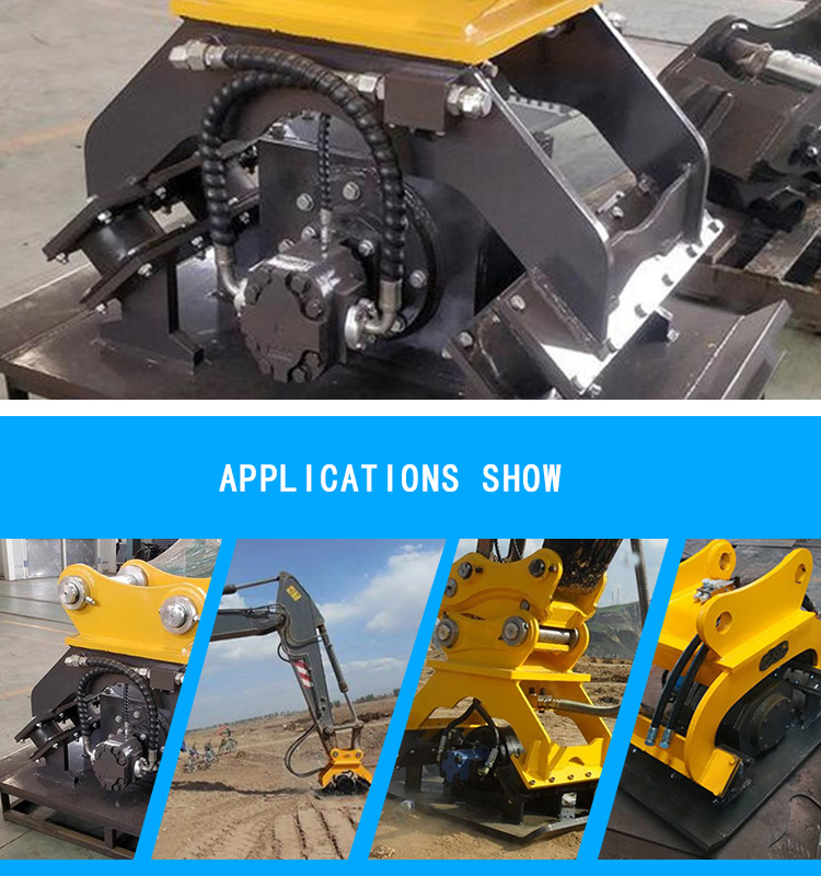 Excavator parts hydraulic vibro high power and high horsepower compactor plate vibration rammer