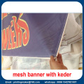 Grote mesh-banner met Keder-rand