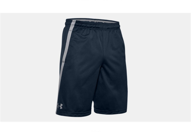 Men's Contrast Color Cvc Sports Shorts