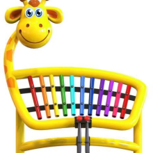Creative Animal Design Heat-Resistant Durable Outdoor Community Daycare Percussion Instrument