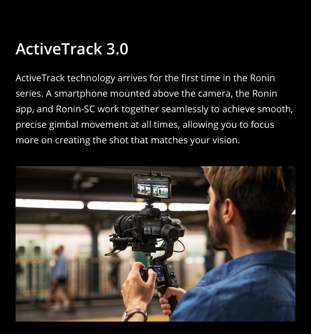 DJI Ronin-SC / Ronin-SC Pro Combo is 3-axis stabilizer for mirrorless cameras lightweight design original Ronin SC in stock