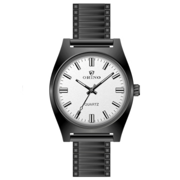 Retro Stretch Bands Minimalist Quartz Men Watch