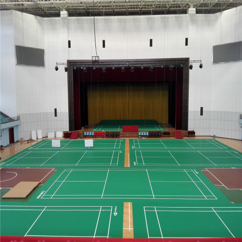 Pavimenti sportivi in ​​PVC per campo da badminton