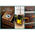 Wholesale Handmade Rustic Wooden Wall Mounted Storage Crates