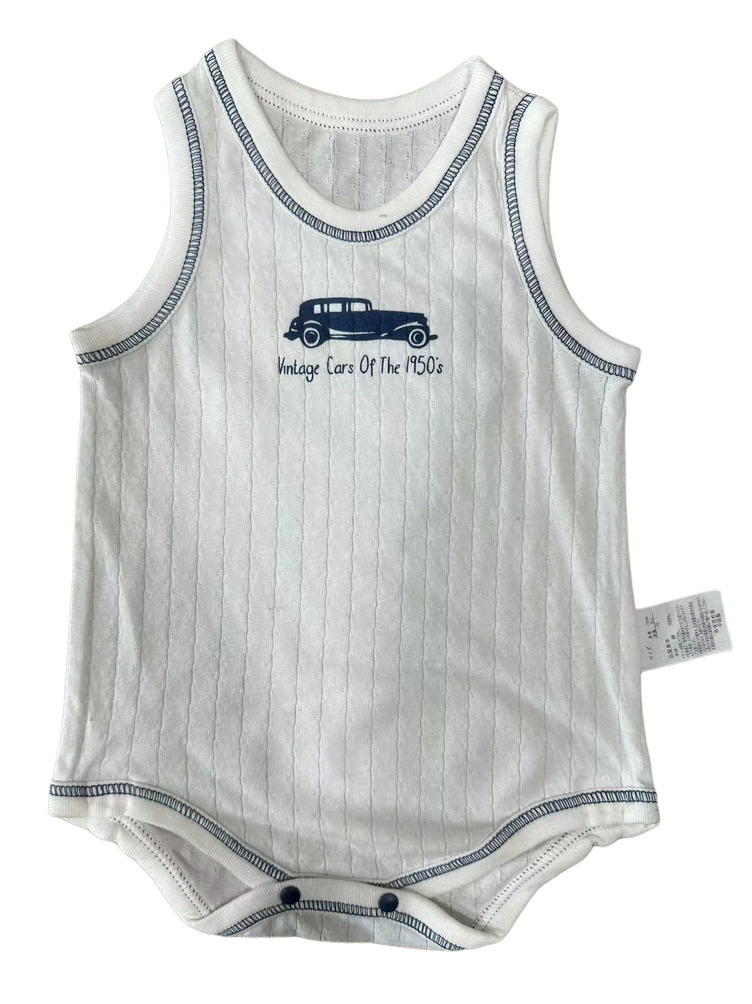 Kolsuz pamuklu bebek romper 1 Sleeveless Cotton Baby Romper 1