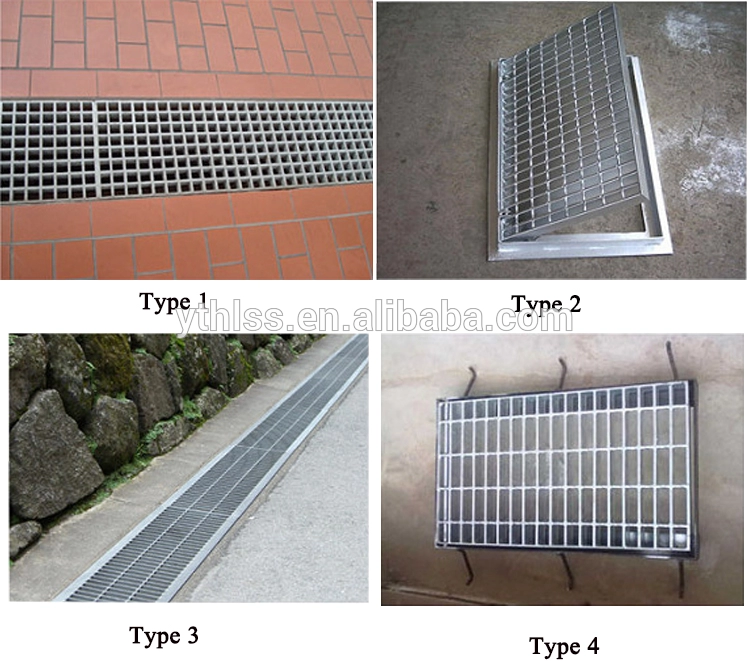 Customized Steel Drainage Grating Trench Covers for Driveway