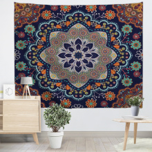 Böhmische Tapisserie Mandala Wandbehang indischen Stil Boho psychedelischen Wandteppich für Wohnzimmer Schlafzimmer Home Wohnheim Dekor