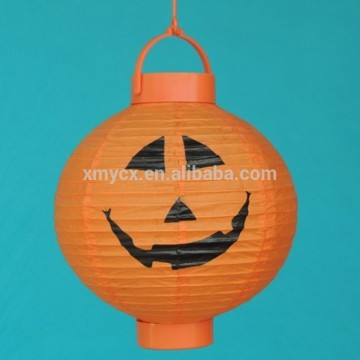 OEM halloween decorative chinese paper lantern led