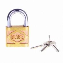 Globe Brand Pressing Brass Padlock with Dual Ball Locking