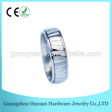 Latest wedding ring designs mens titanium ring high quality jewelry silver titanium couple ring wholesale