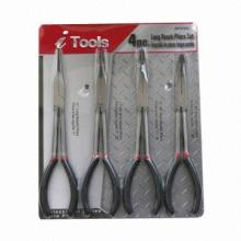 4-piece 11-inch Long Reach Pliers Set