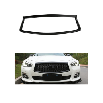 Front Grill Frame Mesh Trim Cover for INFINITI Q50 2014-2021