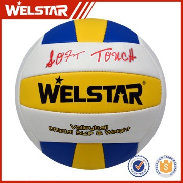 Soft PVC colorful volleyball customer design wholesale volleyball for promotion