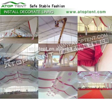 500 person clear span cheap wedding tent